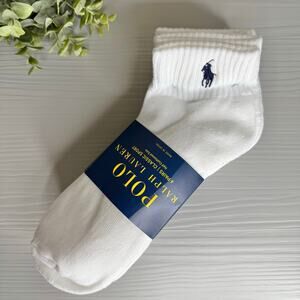 Polo Ralph Lauren men’s socks Signature Pony 6-pack white 10-13 shoe 6-12.5